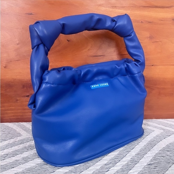 PEPE JEANS “Sweet Bag” Royal Blue Vegan Leather Mini Shoulder / Crossbody Bag - Picture 3 of 15